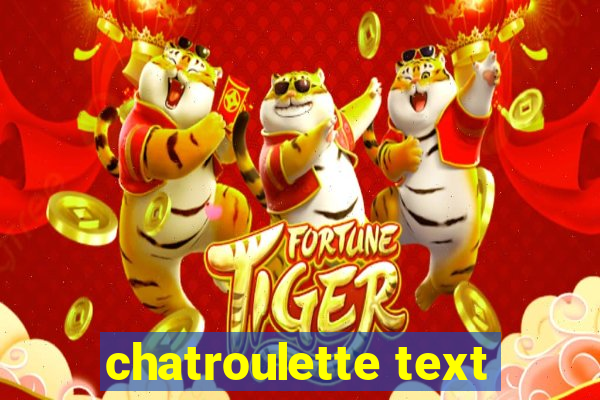 chatroulette text